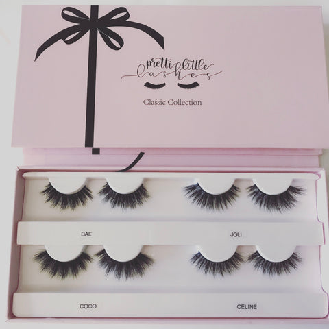 Pretti Little Lashes 4 pairs Classic Collection (Limited Edition box)